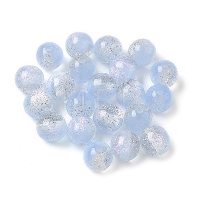 Two Tone Resin Beads RESI-Q025-02B-B-1