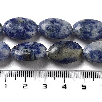 Natural Blue Spot Jasper Beads Strands G-P528-M26-01-1