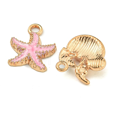 Summer Theme Alloy Enamel Pendants FIND-U010-05-1