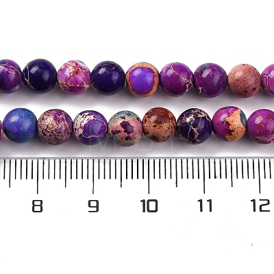 Dyed Natural Regalite/Imperial Jasper/Sea Sediment Jasper Beads Strands G-B124-C02-09-1