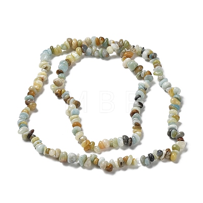 Natural Flower Amazonite Beads Strands G-M205-91-1