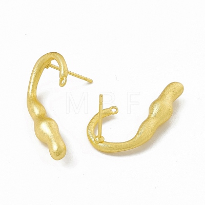 Brass Stud Earrings KK-K271-08MG-1