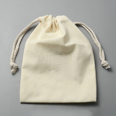 Canvas Drawstring Bags ABAG-WH0031-26A-1