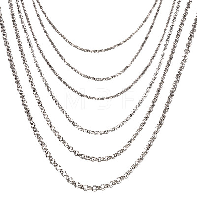 Steel Rolo Chain for Necklace MAK-TA0001-02P-1