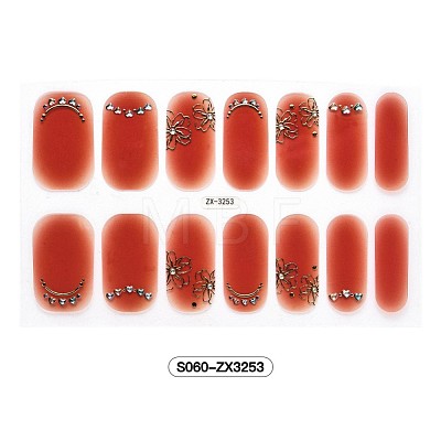 Full Cover Nombre Nail Stickers MRMJ-S060-ZX3253-1