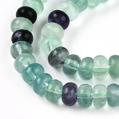 Natural Fluorite Beads Strands G-T139-56B-1