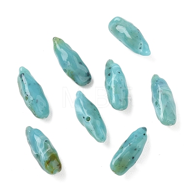 Two Tone Imitation Gemstone Style Acrylic Beads AC-CBA6852-01J-1