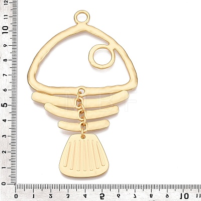Rack Plating Alloy Big Pendants X-PALLOY-T090-33G-1