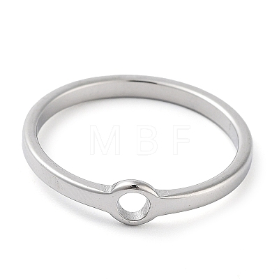 Non-Tarnish 304 Stainless Steel Finger Rings RJEW-E164-11P-7-1