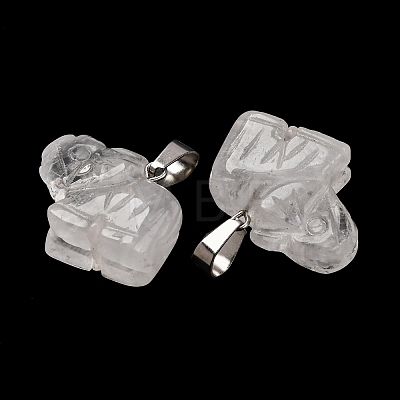 Natural Quartz Crystal Pendants G-B127-05P-14-1