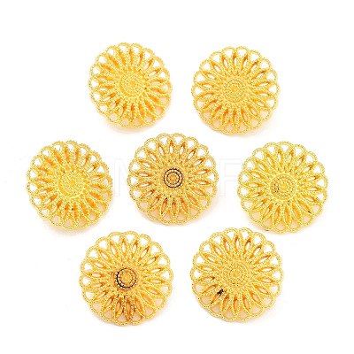 Tibetan Style Shank Buttons TIBE-R179-RG-LF-1