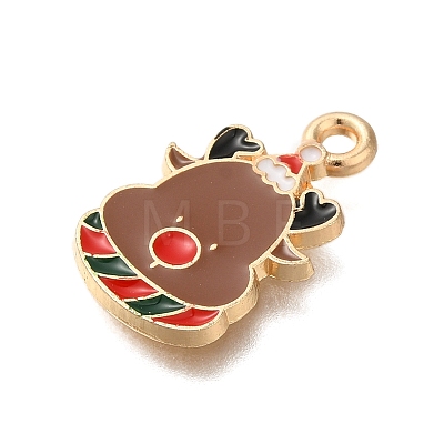 Christmas Theme Alloy Enamel Pendants FIND-M039-02F-1