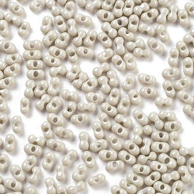 Baking Paint Glass Seed Beads SEED-A033-04R-1