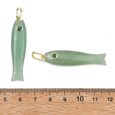 Natural Green Aventurine Carved Pendants GG-CBA8D06-01G-07-1