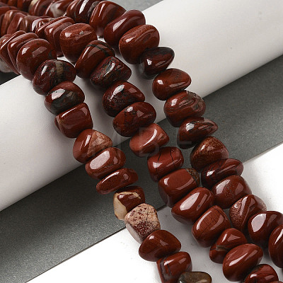 Natural Red Jasper Beads Strands G-B078-D05-03-1