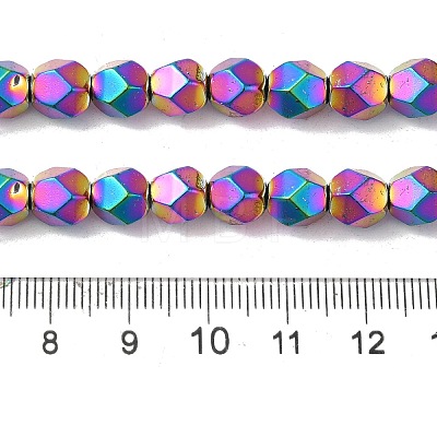 Baking Painted Synthetic Non-Magnetic Hematite Beads Strands G-I364-P01-01-1