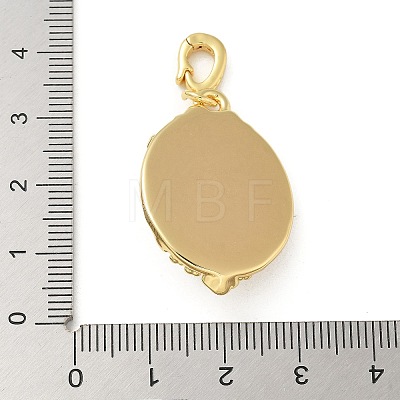 Brass Pendants KK-R210-07G-01-1