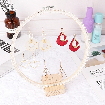 Wooden Earring Display DIY-I047-02C-1