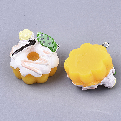 Resin Pendants RESI-T043-05-1