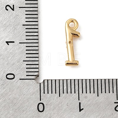 Brass Micro Pave Cubic Zirconia Charms KK-P340-24G-01-1