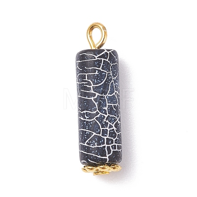 Natural Weathered Agate Pendants PALLOY-JF01088-1