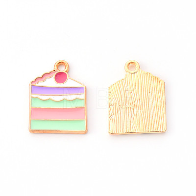 Alloy Enamel Pendants X-ENAM-R058-05-1