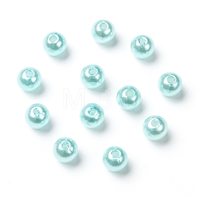 Imitation Pearl Acrylic Beads PL609-01-1