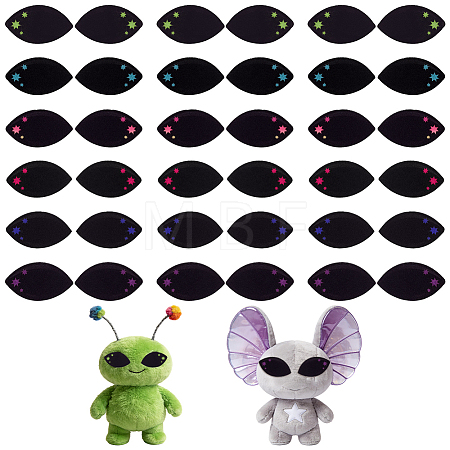 150 Pairs 6 Colors Felt Craft Doll Eye DIY-NB0016-23-1