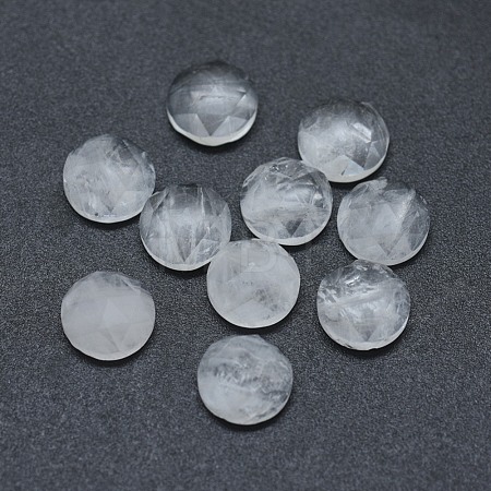 Natural Quartz Crystal Cabochons G-G795-07-04-1