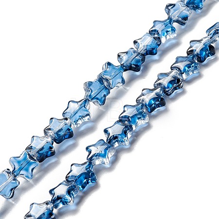 Transparent Glass Beads Strand X1-GLAA-F112-02H-1