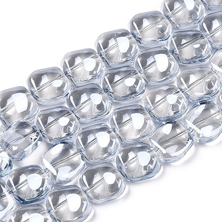 Electroplate Glass Beads Strand EGLA-S188-21-A02-1