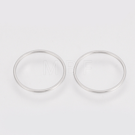Non-Tarnish 304 Stainless Steel Linking Ring X-STAS-S079-14A-1