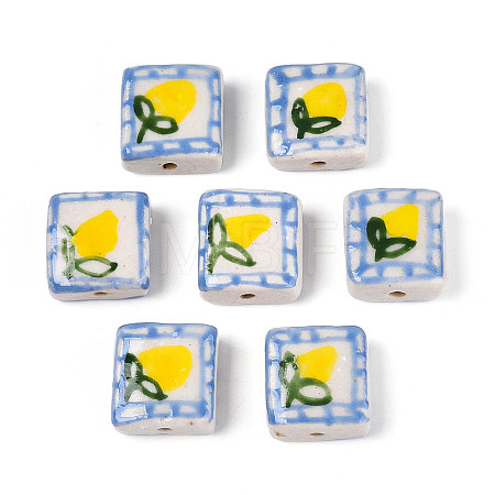 Handmade Porcelain Beads PORC-T134-16B-1