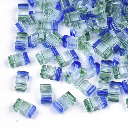 2-Hole Glass Seed Beads SEED-S023-38B-06-1