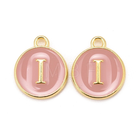 Golden Plated Alloy Enamel Charms X-ENAM-S118-07I-1