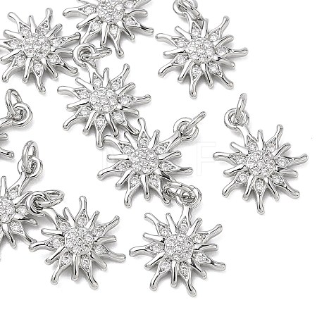 SHEGRACE Brass Clear Cubic Zirconia Pendants XGRQ3K803-534P-1