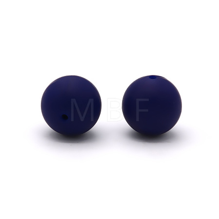 Silicone Beads Round Rubber Bead 15MM Loose Spacer Beads for DIY Supplies Jewelry Keychain Making FIND-SX0001-203-1