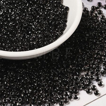 8/0 Transparent Glass Seed Beads SEED-F003-03B-08-1