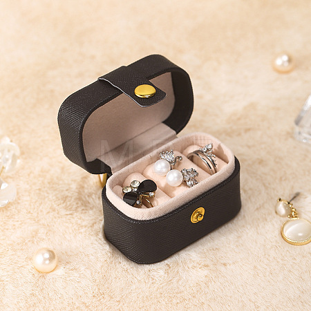 Rectangle PU Imitation Leather Jewelry Storage Boxes PAAG-PW0003-16C-1