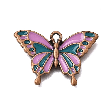 Alloy Enamel Pendants FIND-C097-01D-R-1