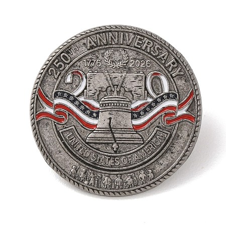 Alloy USA 250th Anniversary Commemorative Lapel Pin Backs JEWB-B046-01D-B-1