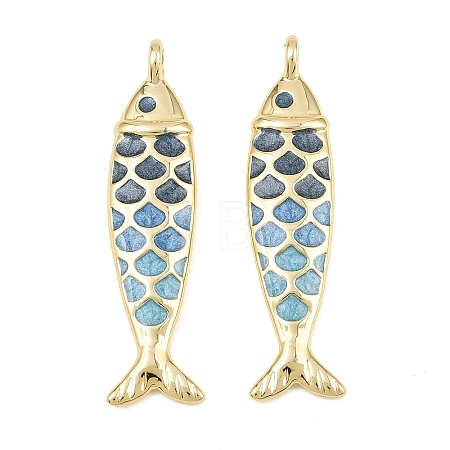 Brass Enamel Pendants KK-CBA3297-05C-G07-1