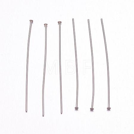 Tarnish Resistant 304 Stainless Steel Flat Head Pins STAS-H358-05B-1