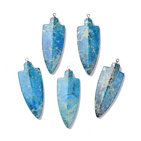 Natural Regalite/Imperial Jasper/Sea Sediment Jasper Pendants G-E572-08D-1