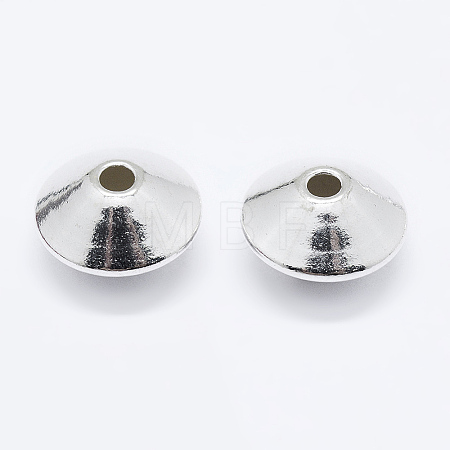 925 Sterling Silver Spacer Beads STER-K167-023E-S-1
