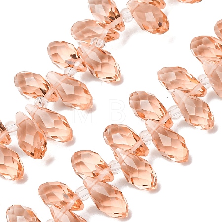 Crystal Glass Beads Strands X-GLAA-D033-38-1