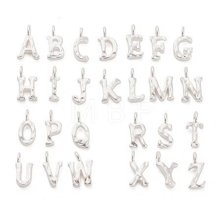 26Pcs 26 Styles 925 Sterling Silver Charms STER-B010-03S-1