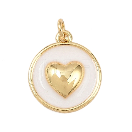 Brass Enamel Pendants KK-L251-02G-A04-1