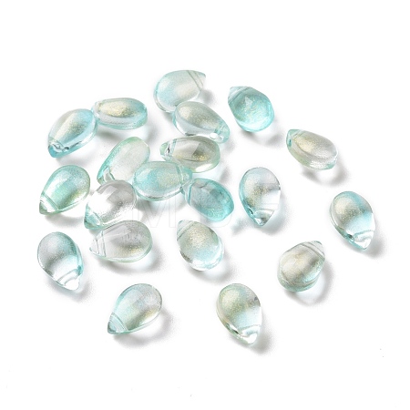 Transparent Glass Charms GGLA-M004-05B-02-1
