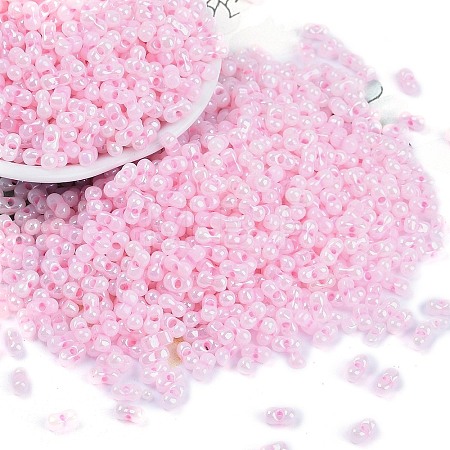 Opaque Colours Luster Glass Seed Beads X1-SEED-K010-04G-1